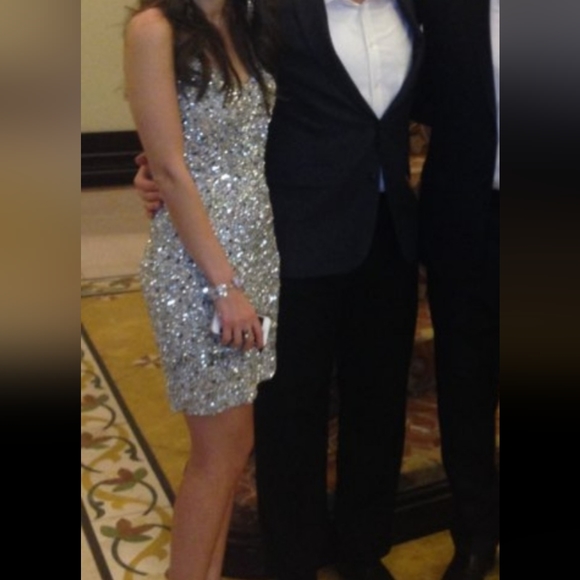 Musani Couture Beaded Mini Dress - Picture 12 of 12